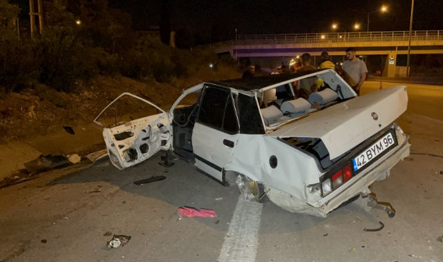 Otomobil takla attı: 1 kişi öldü, 1 kişi yaralandı