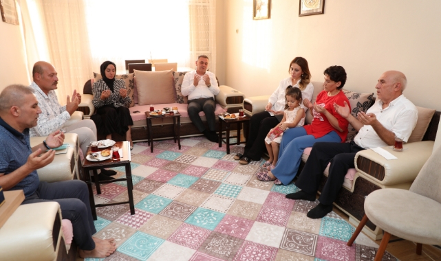 Yüreğir Belediyesi Şehit Ailelerini Yalnız Bırakmıyor