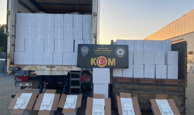 46 milyon 943 bin makaron ele geçirildi