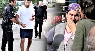 Annesini dışarı çıkarıp evi ateşe verdi