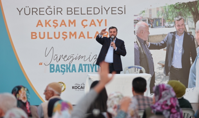 Başkan Kocaispir, ''Akşam Çayı''nda Vatandaşlarla