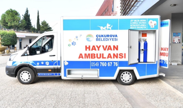 Çukurova Belediyesi’nin ''Hayvan Ambulansı'' Hizmete Girdi