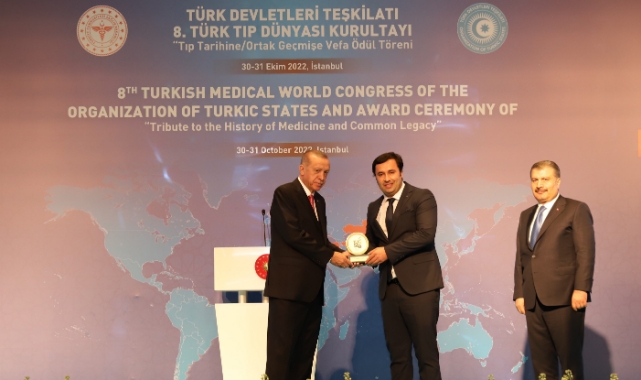 Prof. Dr. Özbolat'a ''TÜSEB Teşvik'' Ödülü Verildi