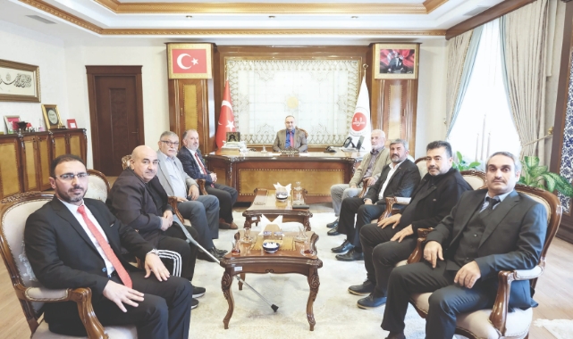 Şehit babalarından,  Müftü Taşcı’ya ziyaret