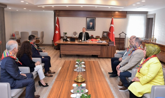 Türkmenler, Vali Elban’ı ziyaret etti