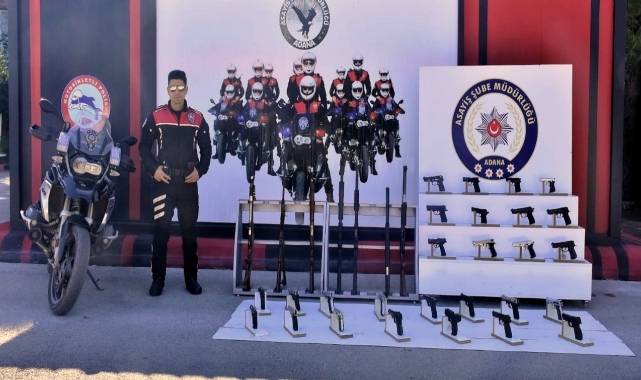 116 ruhsatsız silah ele geçirildi