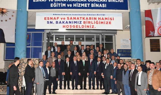 Bakan Muş Adana ESOB'da sorun dinledi, açılış yaptı