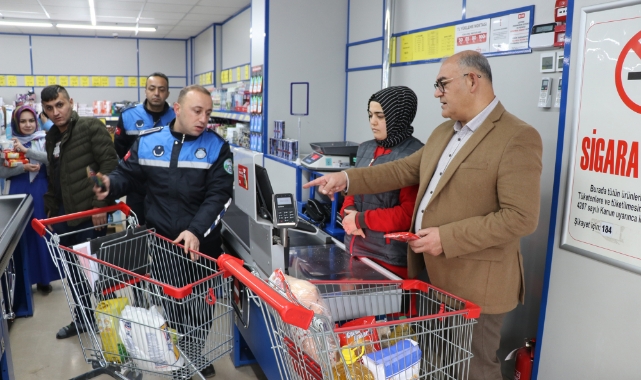 Başkan Mustafa Çay’dan Market Denetimi