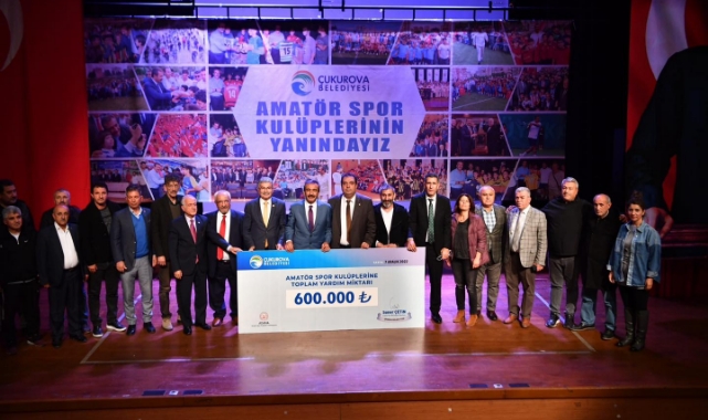 Çukurova Belediyesi'nden Amatör Spor Kulüplerine Destek