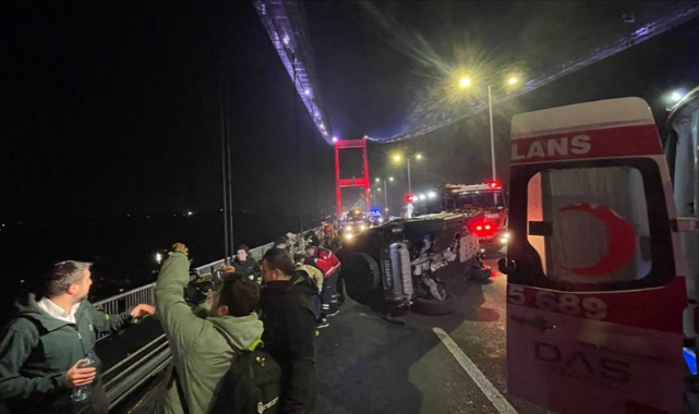 FSM Köprüsü'nde zincirleme kaza: 4 yaralı