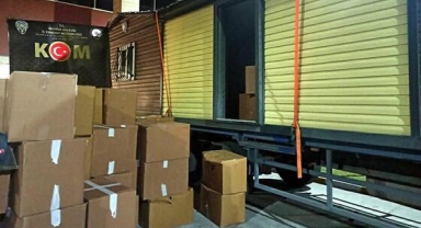 10 milyon 375 bin kaçak sigara ele geçirildi