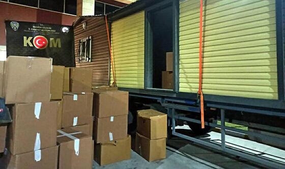 10 milyon 375 bin kaçak sigara ele geçirildi