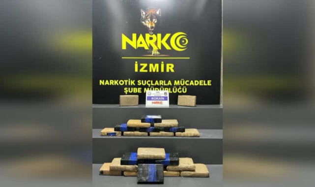 25,8 kilogram kokain ele geçirildi
