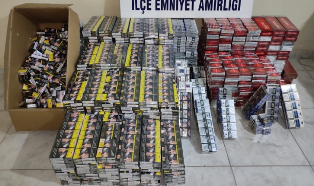 3 bin 750 paket gümrük kaçağı sigara ele geçirildi