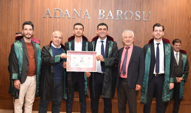 Adana Barosunda Ruhsat Töreni Heyecanı