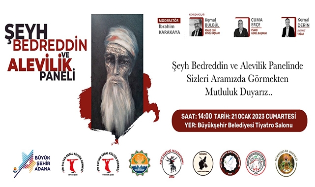 Adana’da “Şeyh Bedreddin ve Alevilik”  Paneli