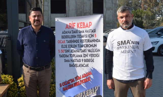 Arif Kebap&Lahmacun'dan SMA Hastası Çocuklara Destek