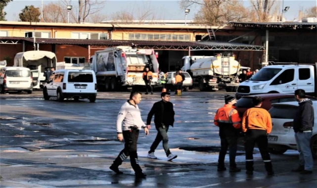 İşten çıkarılan temizlik personeli silahla şantiyeyi bastı