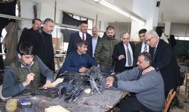 MHP İl Başkanı Yusuf Kanlı’dan ayakkabı üreticilerine destek!