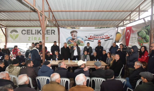 Zeydan Karalar, Karataş'ın Köylerinde Halkla Buluştu