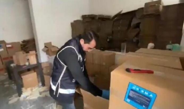 1 ton sahte etil alkol ele geçirildi