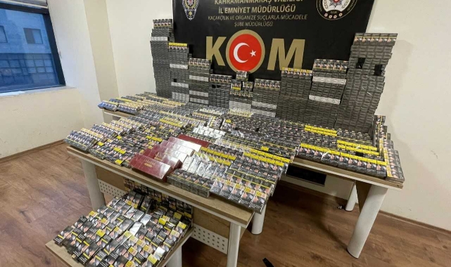 2 bin 800 paket gümrük kaçağı sigara ele geçirildi