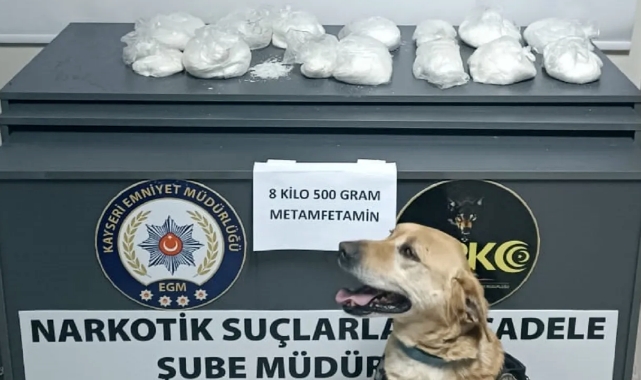 8,5 Kilogram Uyuşturucu Ele Geçirildi