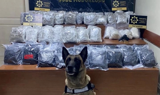 80 kilogram uyuşturucu ele geçirildi