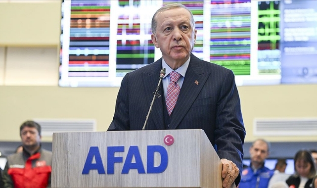 Cumhurbaşkanı Erdoğan, deprem bölgesinde