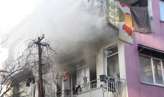 Dairede korkutan yangın