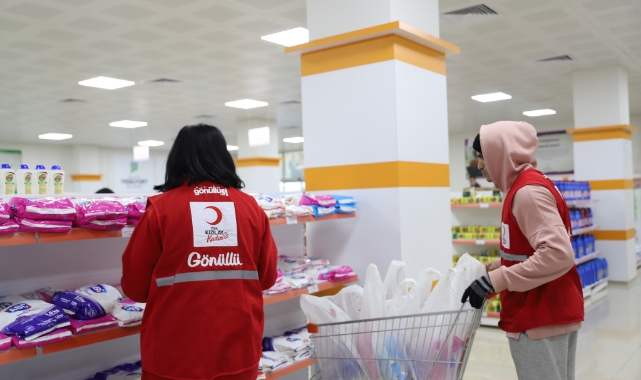 Kızılay, 4 Deprem Bölgesinde Sosyal Market Açtı