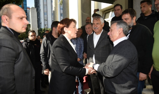 Meral Akşener ve Ahmet Nur Çebi, Zeydan Karalar’ı ziyaret etti