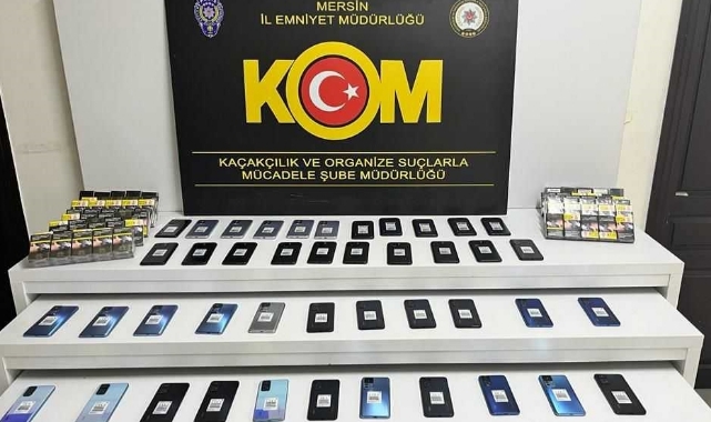 Mersin'de kaçakçılık operasyonu