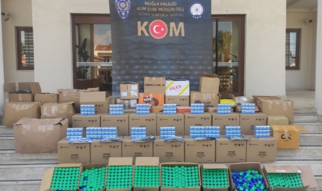 Sahte krem üreten şüpheli yakalandı