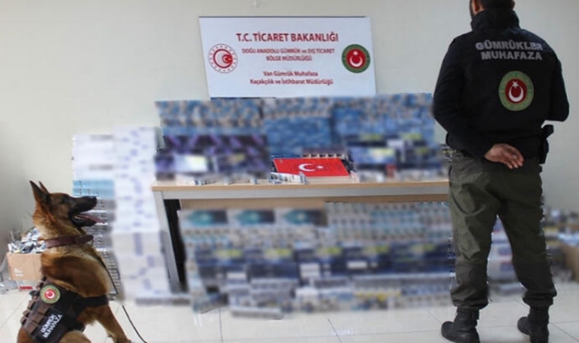 17 Bin 580 Paket Kaçak Sigara Ele Geçirildi