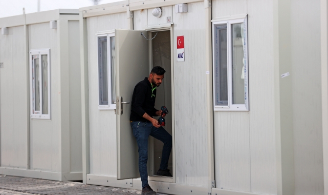 2 Bin Kişilik Konteyner Kent Kuruluyor