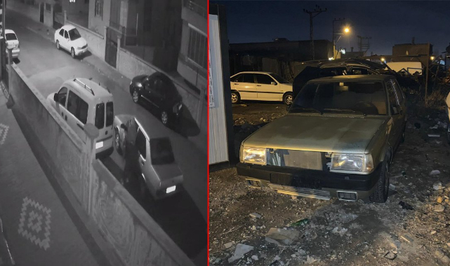 Çaldığı Otomobili Çekiciyle Götürdü