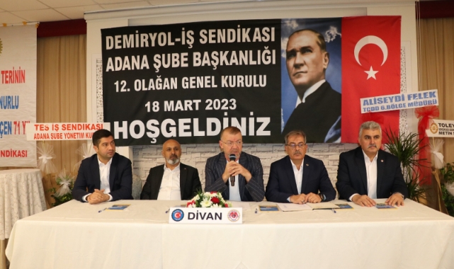 Demiryol-İş Sendikası’nda Işık, Yeniden Başkan