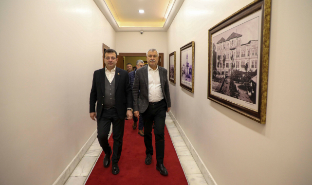 Ekrem İmamoğlu'ndan Başkan Karalar'a Ziyaret