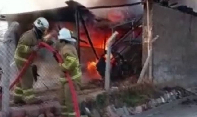 Garajda Alev Alev Yandı