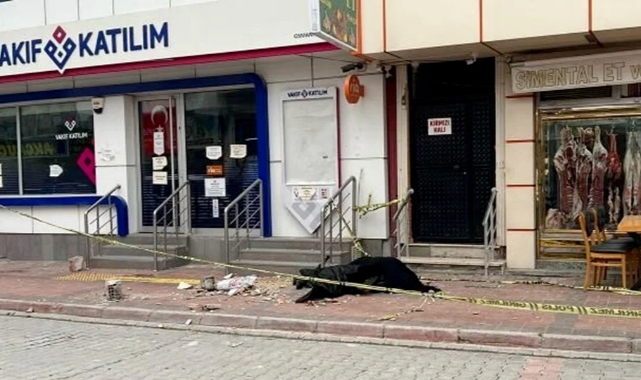Hasarlı Binadan Kopan Beton Parçası Can Aldı!