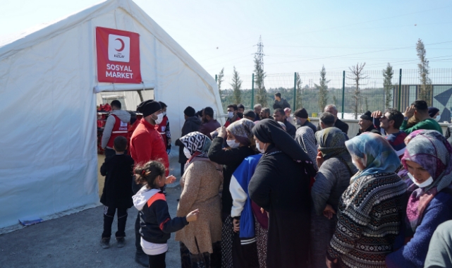 Kızılay,  6 İlde 12 Sosyal Marketle Hizmet Veriyor