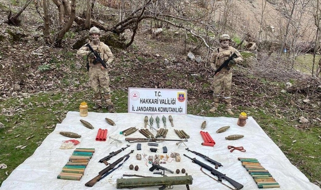 Teröristlere Ait Çok Sayıda Mühimmat Ele Geçirildi