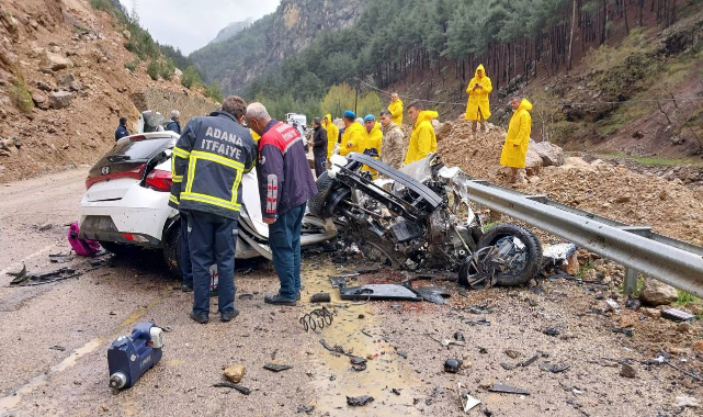 Saimbeyli'de Heyelan: 4 Öğretmen Öldü