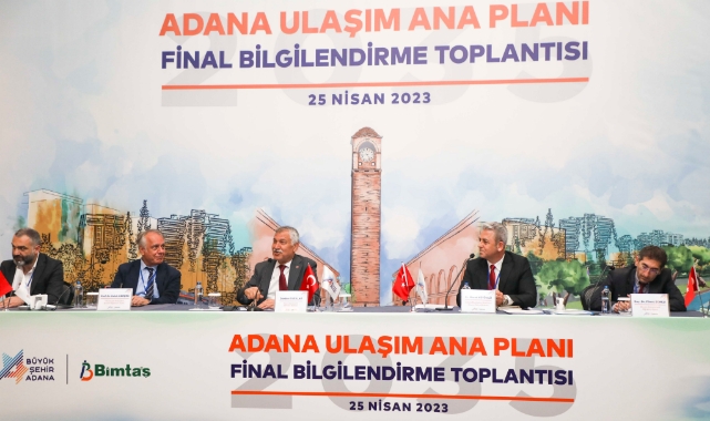 Adana Ulaşım Ana Planı Bilgilendirme Toplantısı yapıldı