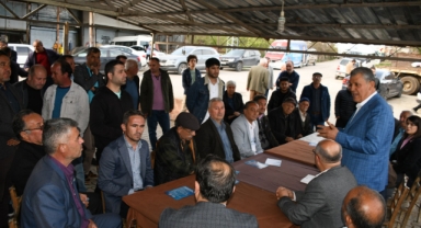 Aladağ'da CHP Heyetine Büyük İlgi