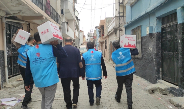 Cami Gençleri, İhtiyaç Sahiplerine Yardım Ulaştırıyor