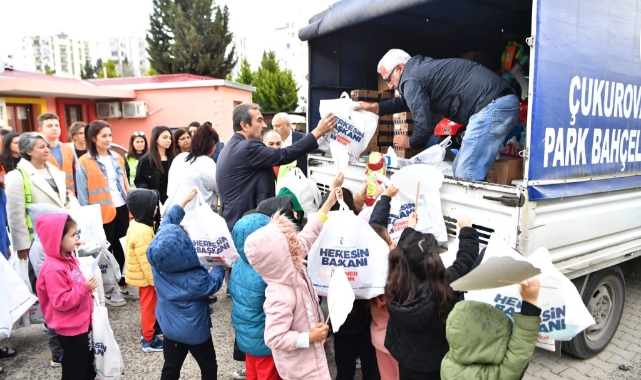 Çukurovalı Çocuklar Depremzede Arkadaşlarına Oyuncak Gönderdi