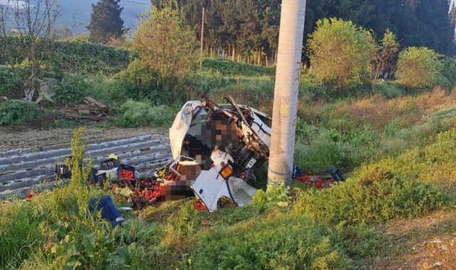 Elektrik Direğine Çarptı: 2 Ölü,1 Yaralı