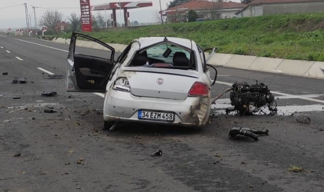 Feci Kaza:1 Ölü, 2 Yaralı